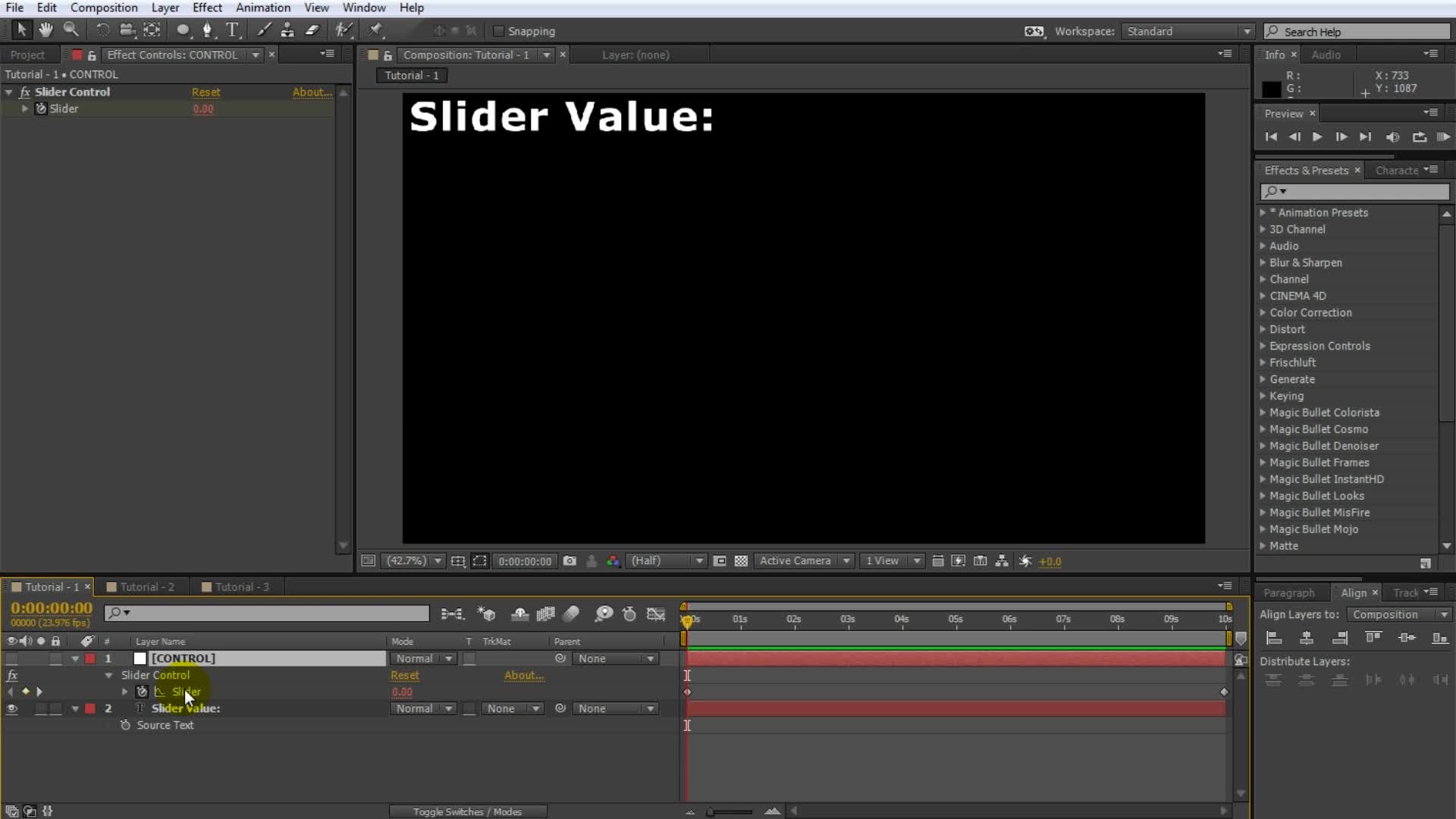 Adobe After Effects Basics Tutorial - Expressions