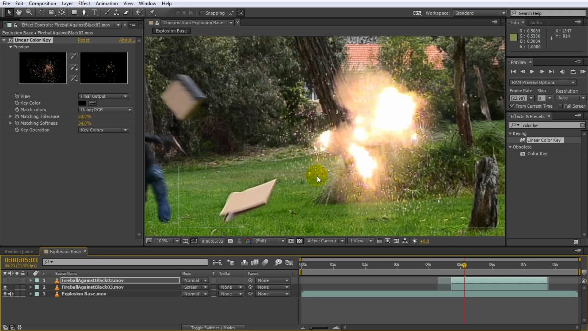 How To Remove Black Background From Stock Footage in After Effects