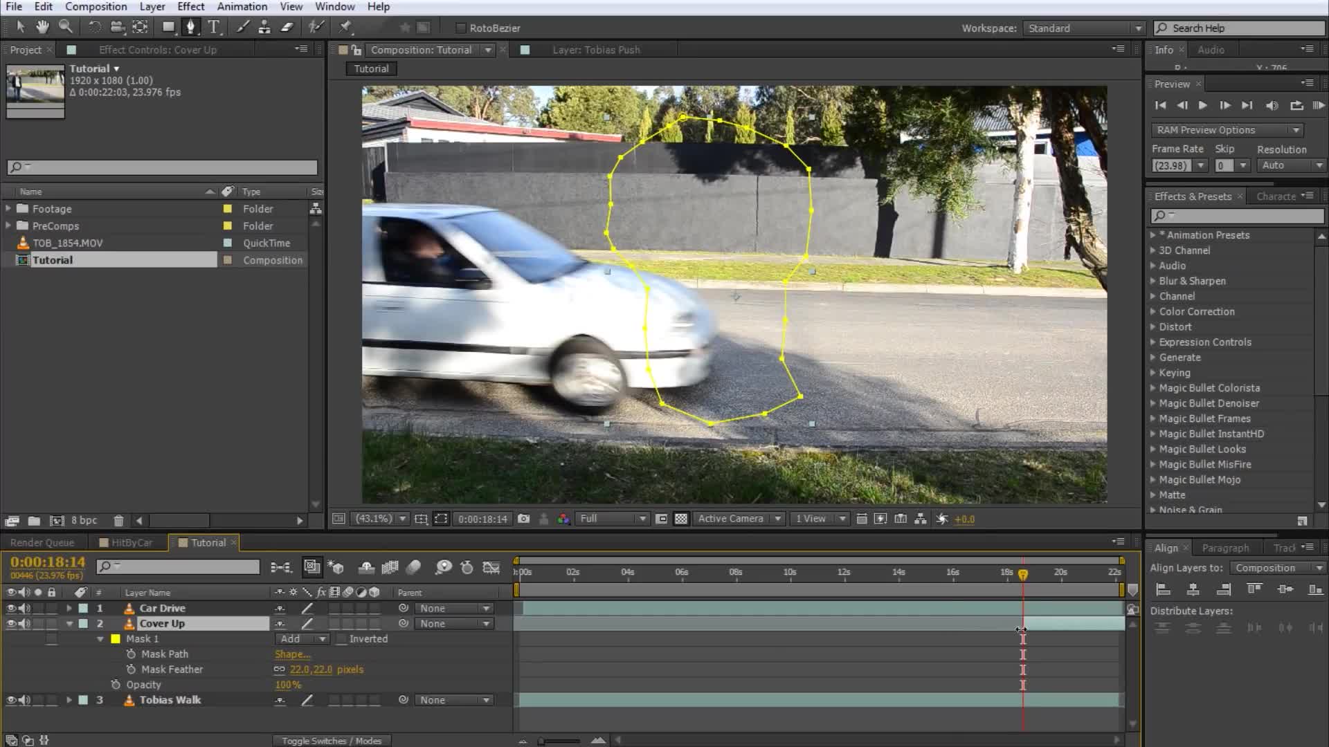 How To Get Hit By Car - Adobe After Effects Visual Effects Tutorial