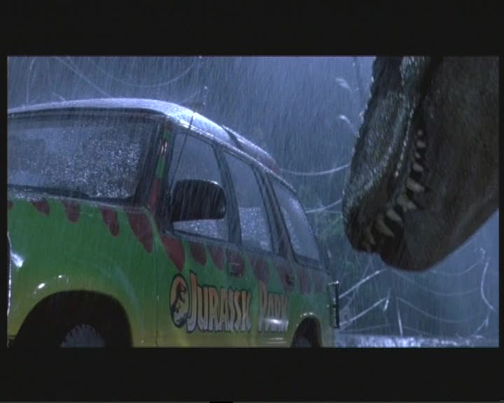 Jurassic Park - Dinosaur Attacks Cars