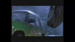 Jurassic Park - Dinosaur Attacks Cars