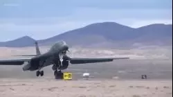 B-1 Bomber In Action Stunning Beautiful Footage
