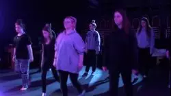 Irish Reel Dance rehearsal