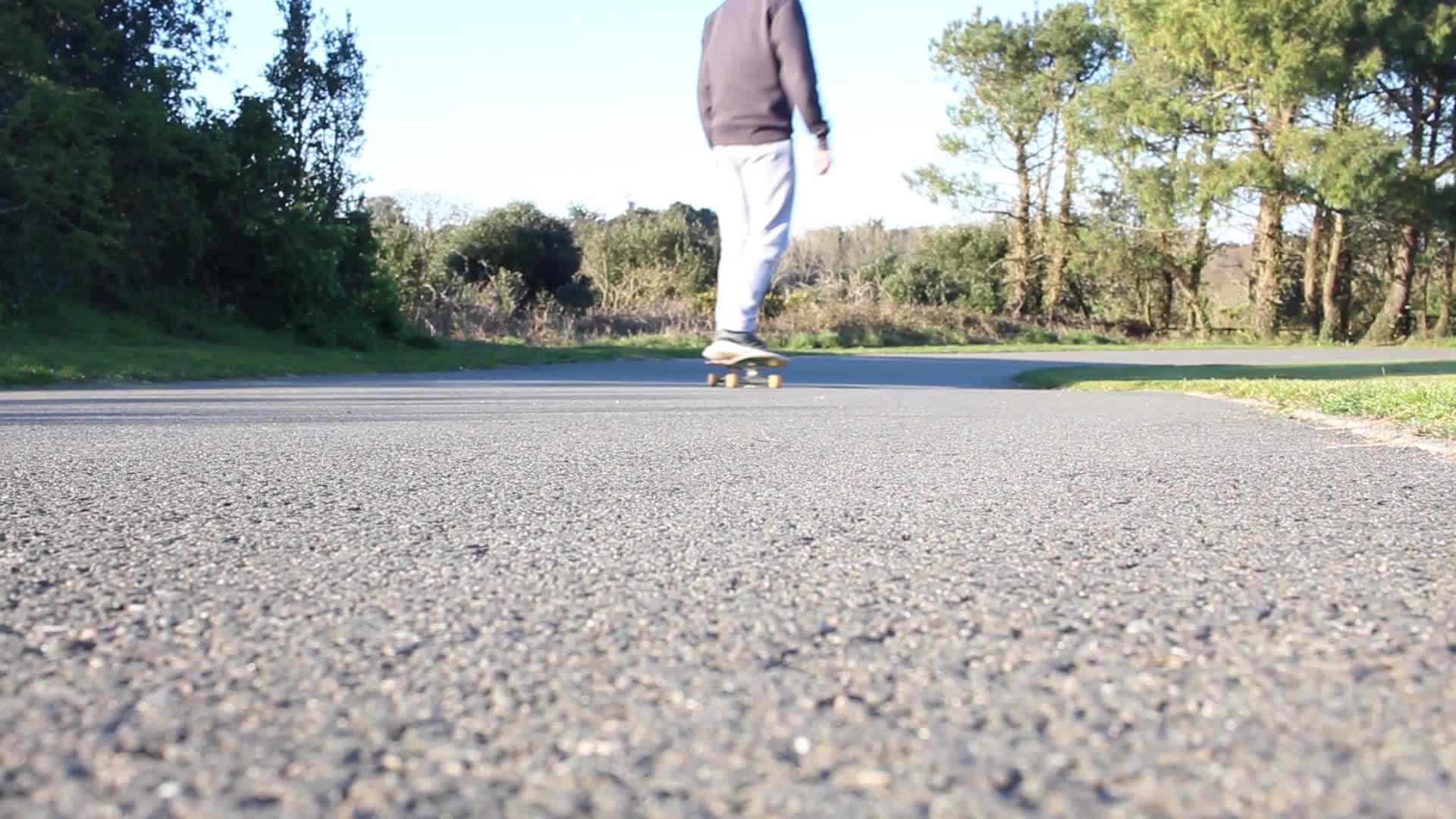 low camera angle shots