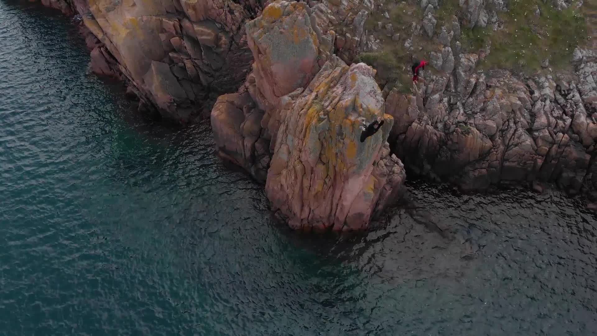 Rock Climbing Drone Footage
