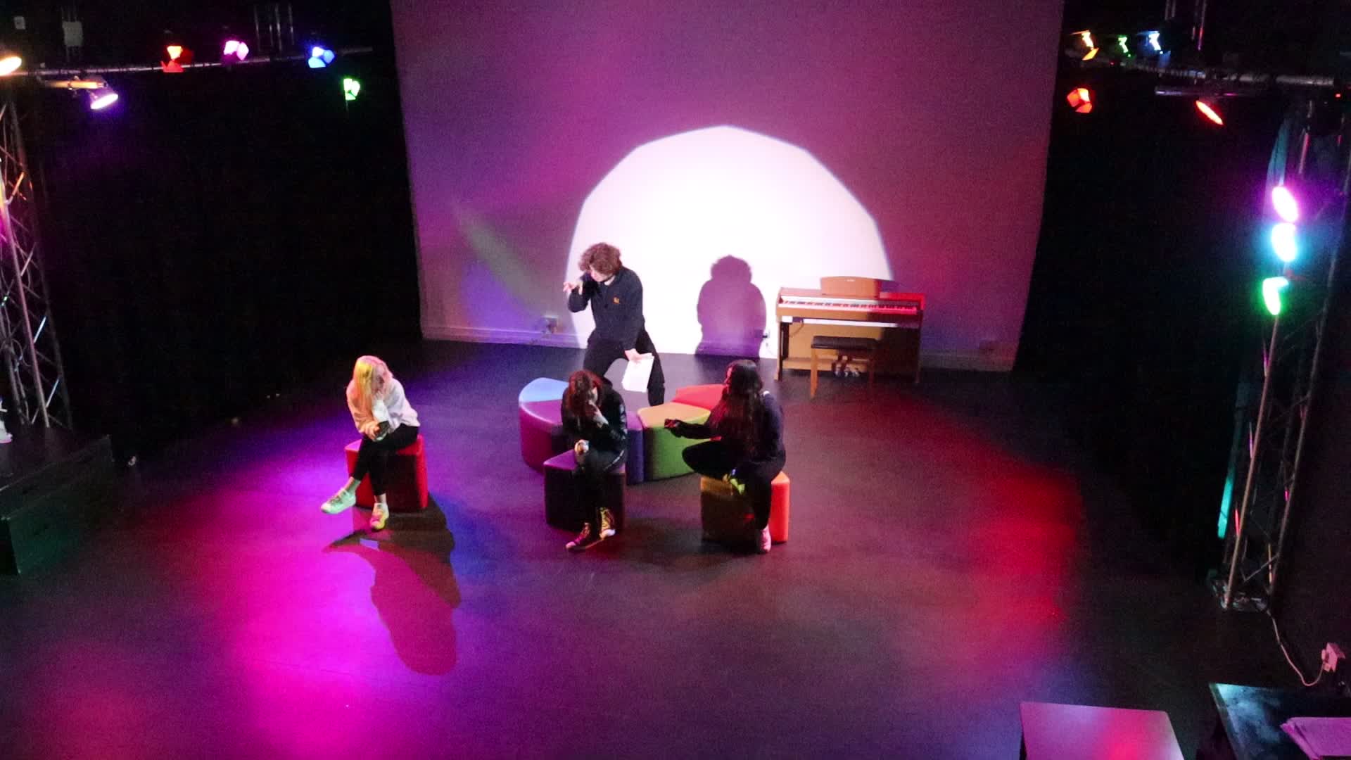 Project 7 Family group run with lights + notes