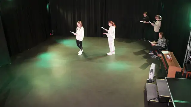 Snow rehearsal from start to wolf attack scene + discussion
