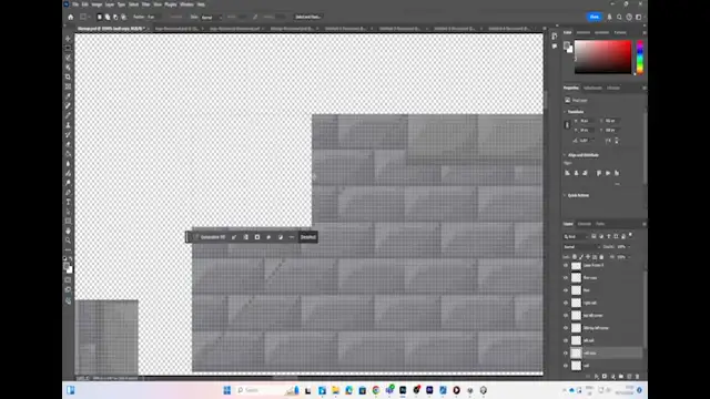 a video of me making a tileset for my game