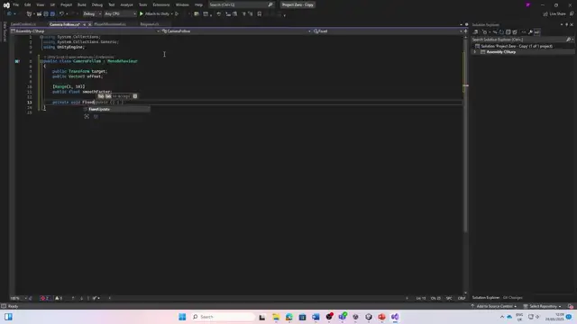 Project: Zero Programming Progress