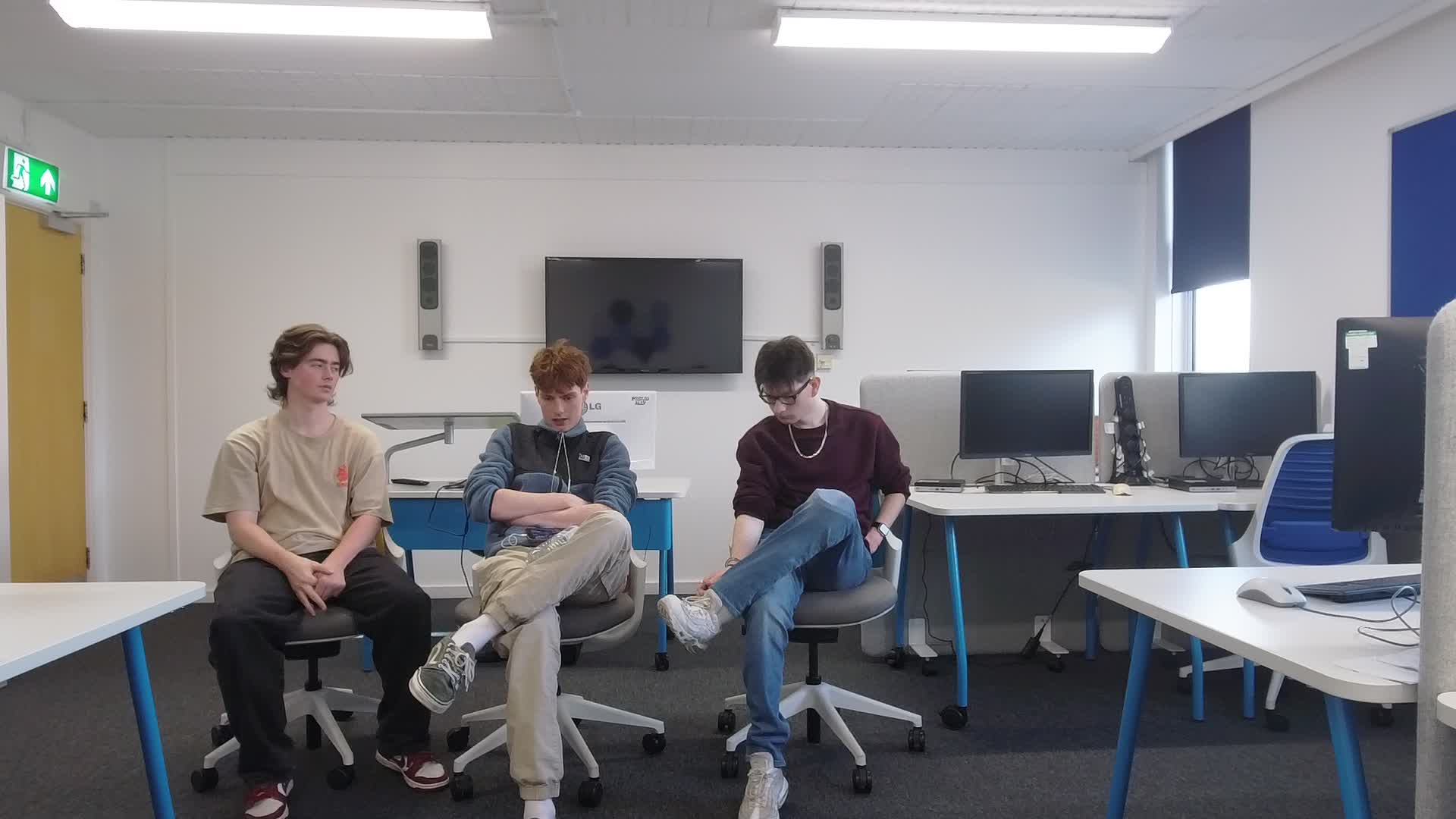 Skills Jersey podcast group meeting