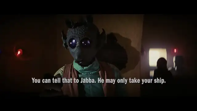 Star Wars - A New Hope - Han Shoots Greedo